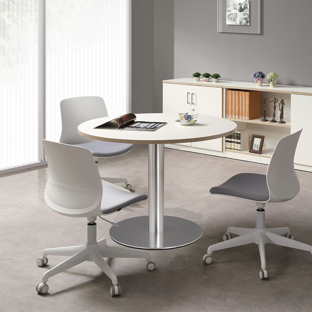 원형 테이블 (크림화이트/Btype)