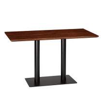 흑단 무늬목 사각 테이블