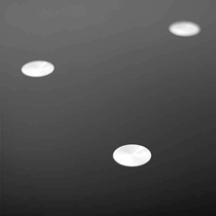 가우스 블랙강화유리 원형테이블