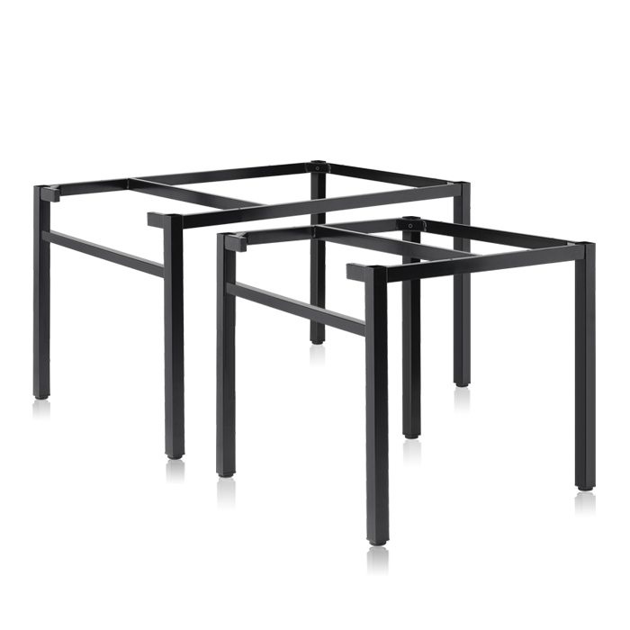 수저통용 베벨 사각 블랙 다리