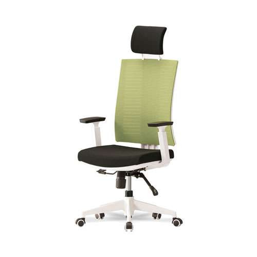 Ki-F100 풀백 메쉬의자(대/흰사출)