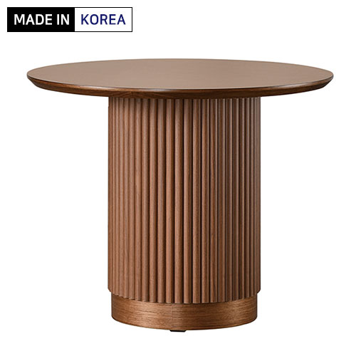 템바 원형테이블(월넛)