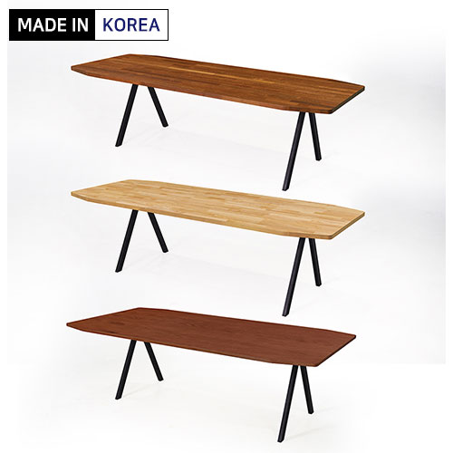A-보트 Leg 회의용테이블 (30T 자작합판 고무나무 멀바우 집성목)