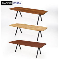 A-보트 Leg 회의용테이블 (30T 자작합판 고무나무 멀바우 집성목)
