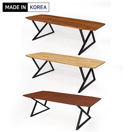 S-보트 Leg 회의용테이블 (30T 자작합판 고무나무 멀바우 집성목)