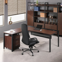 하이너스 책상(흑단)