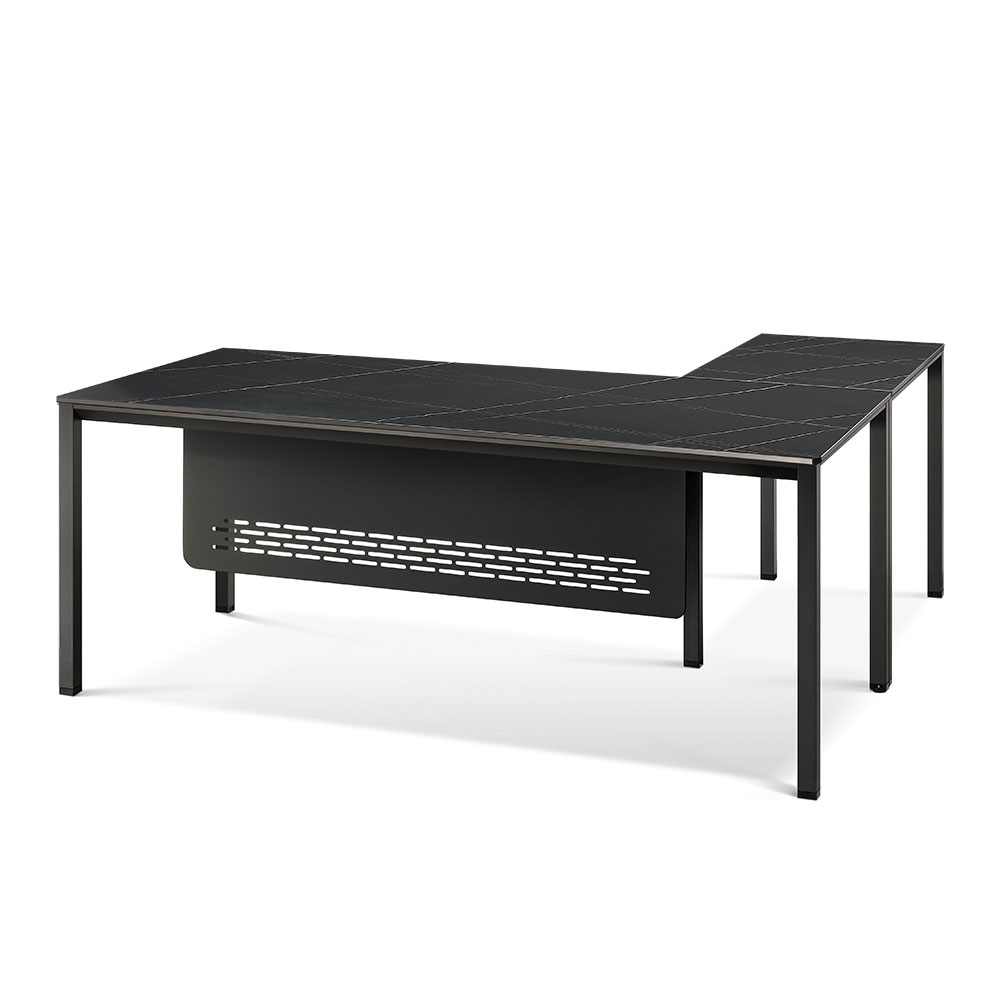 르미앙 세라믹 책상(마로네블랙)