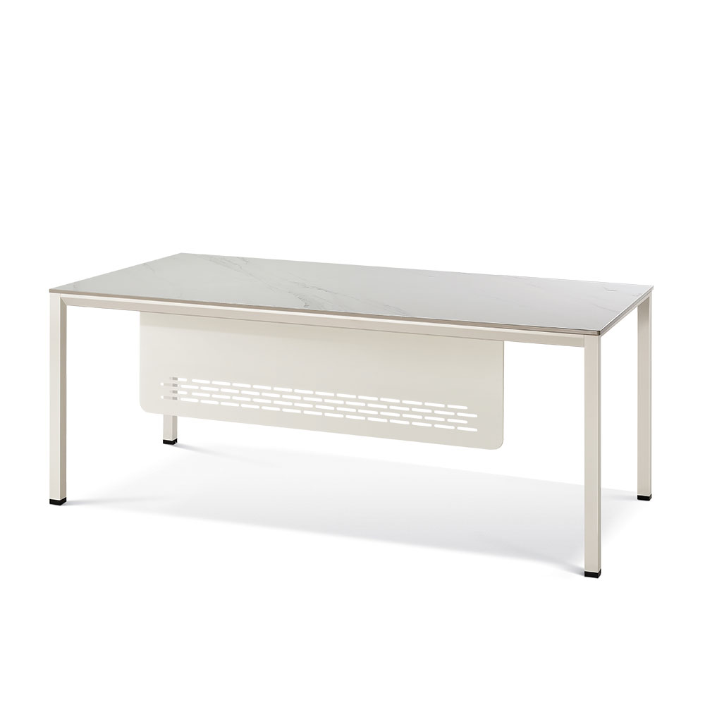 르미앙 세라믹 책상(마블화이트)