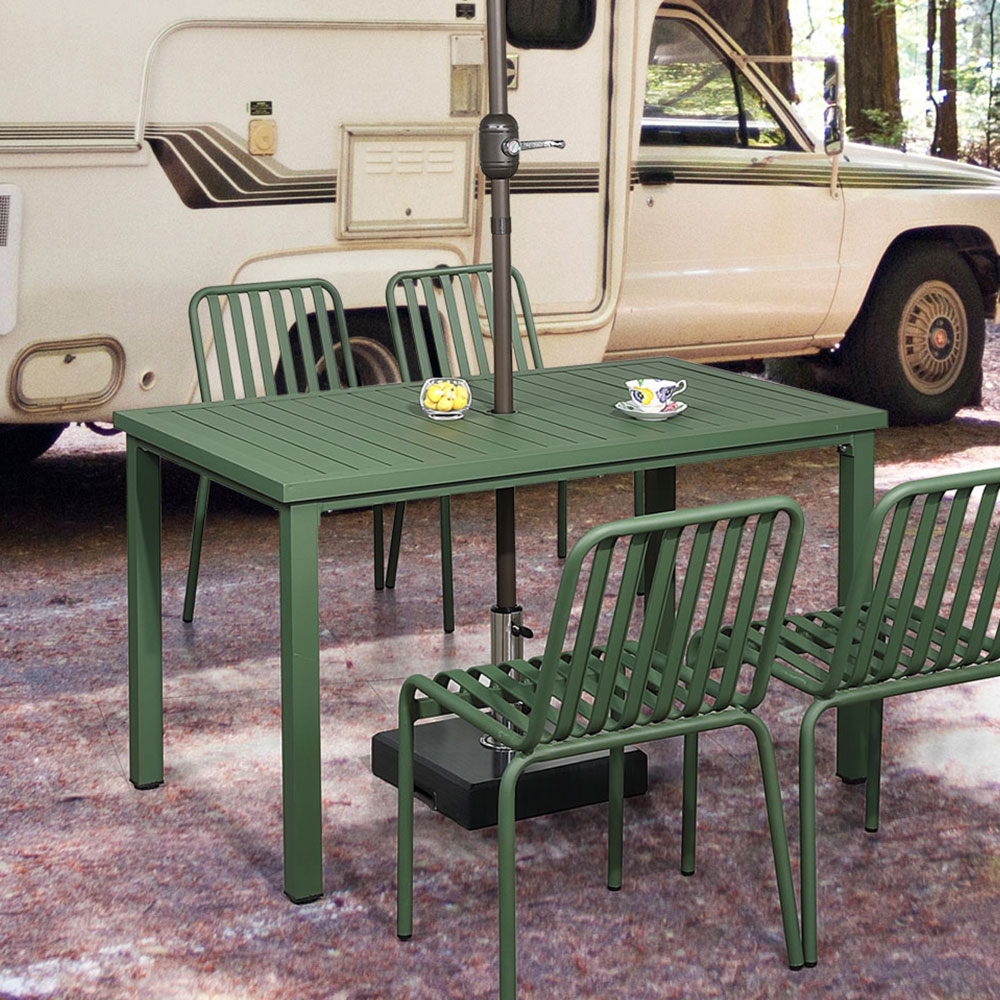 테라스 사각 테이블