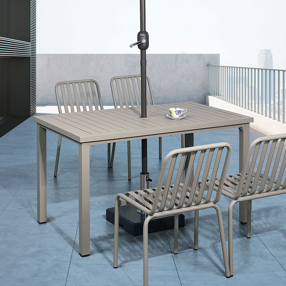 테라스 사각 테이블