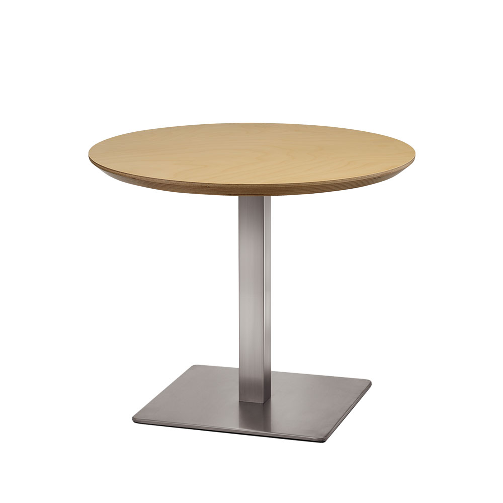 자작나무합판 무늬목 낮은 원형 테이블 시리즈