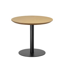 자작나무합판 무늬목 낮은 원형 테이블 시리즈