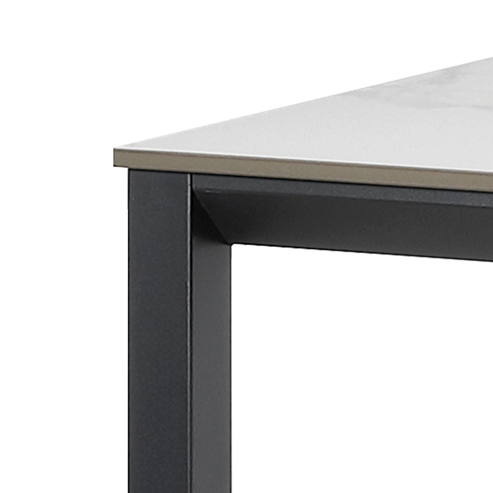 엘미오 유/무광 세라믹 테이블(블랙하부)