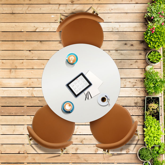 자작합판 HPM 원형 테이블 시리즈(36T)