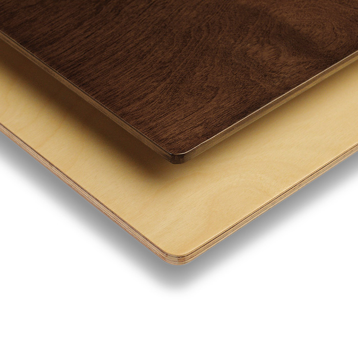 자작 무늬목 사각 테이블 시리즈(大)