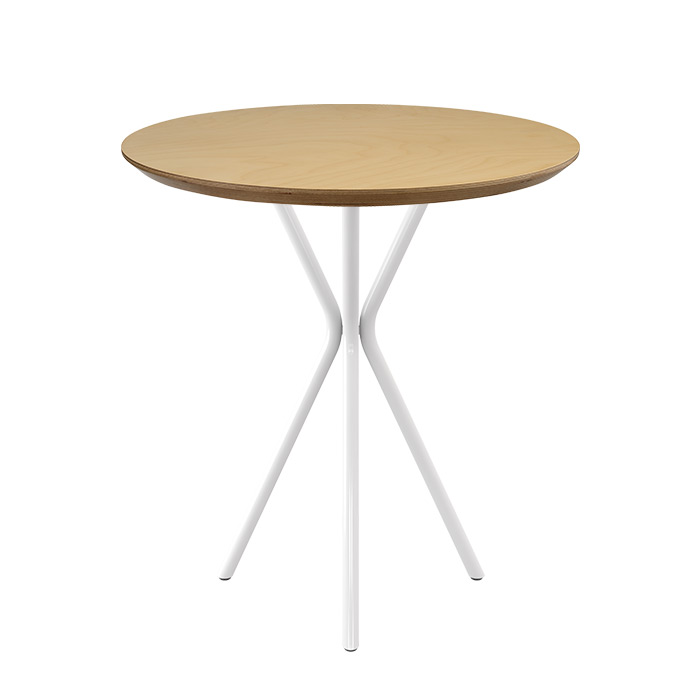 자작 무늬목 원형 테이블 시리즈(25T)