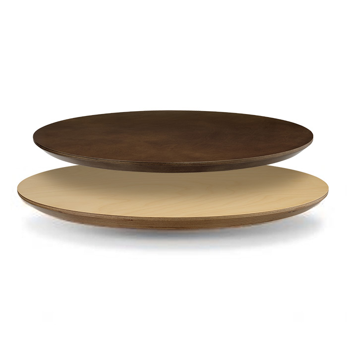 자작 무늬목 원형 테이블 시리즈(25T)