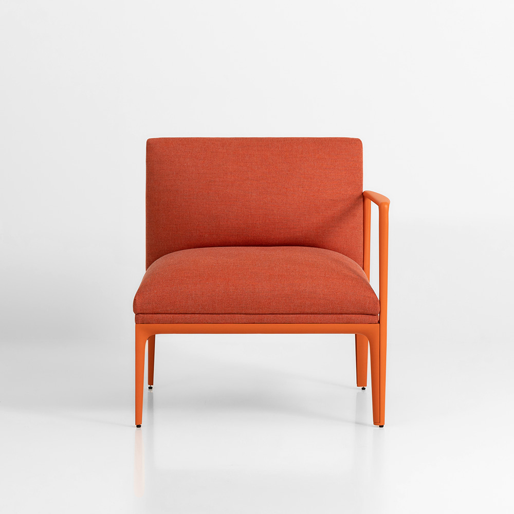 팜 알루미늄 암 소파[L]. Fam Aluminum Arm Sofa[Left]