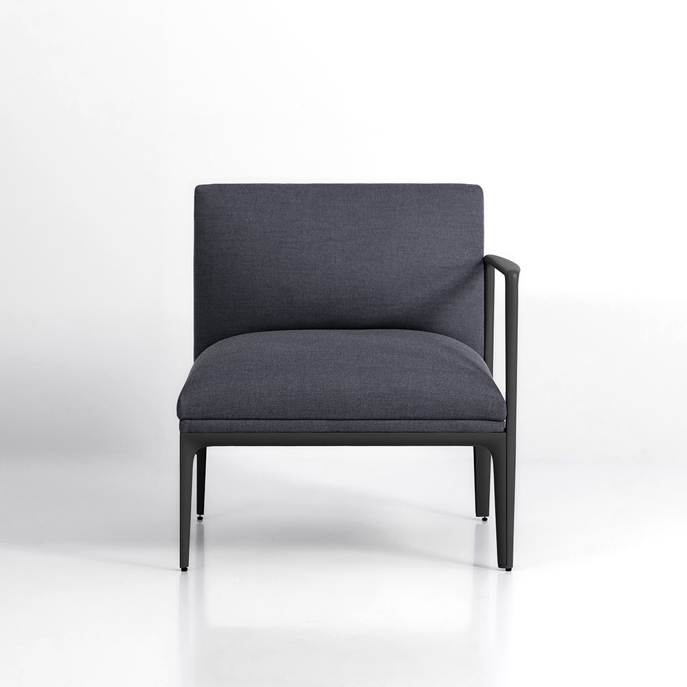 팜 알루미늄 암 소파[L]. Fam Aluminum Arm Sofa[Left]