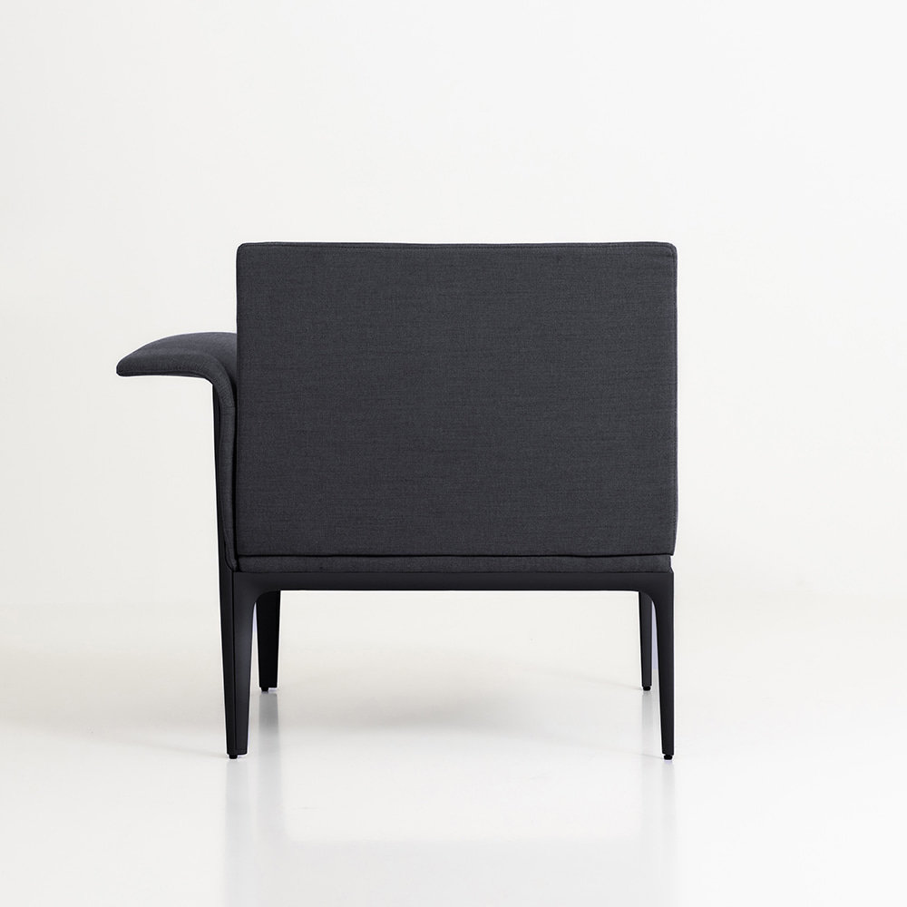 팜 커브드 암 소파[L]. Fam Curved Arm Sofa[Left]