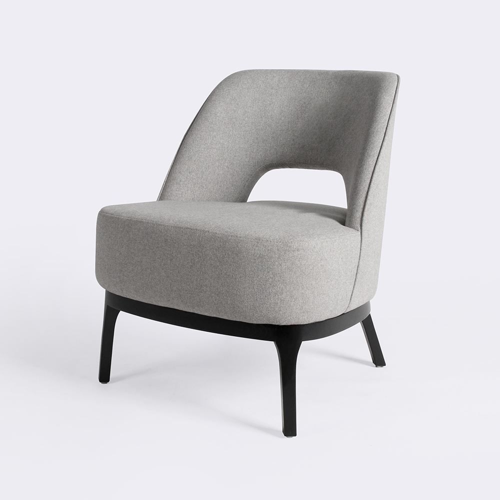 컴팩트 라운지 체어. Compact lounge chair (라이트그레이)