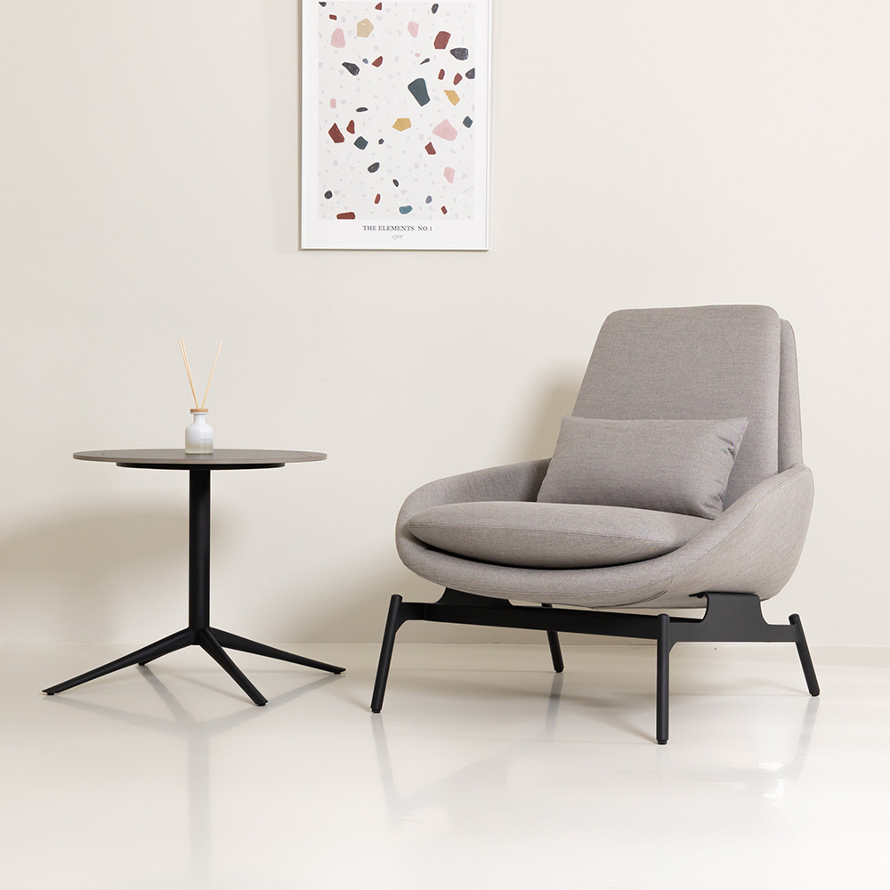 위너 라운지 체어. Winner lounge chair (그레이)