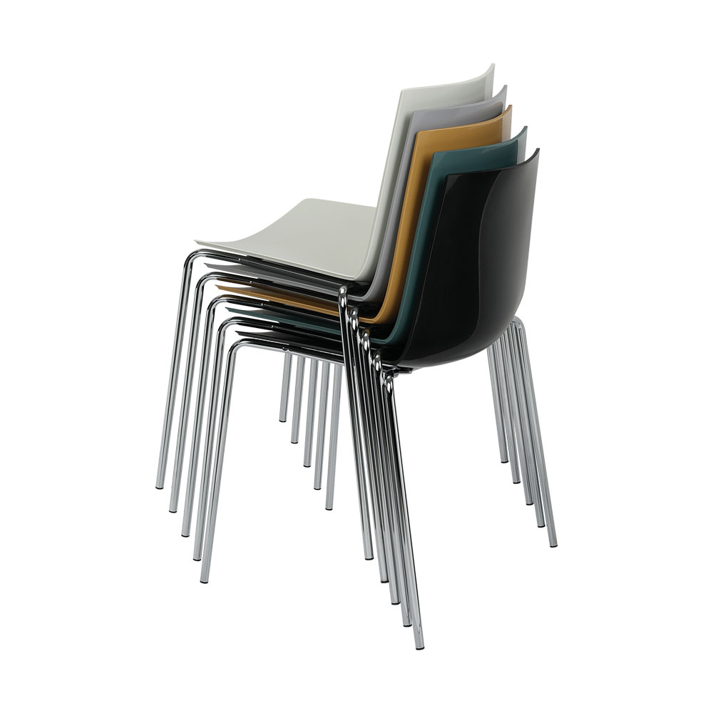 글리스 플라스틱 철제 의자