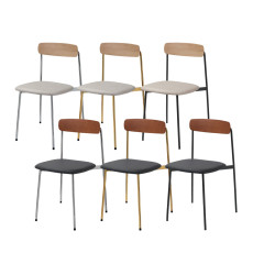 밀로 철제 의자