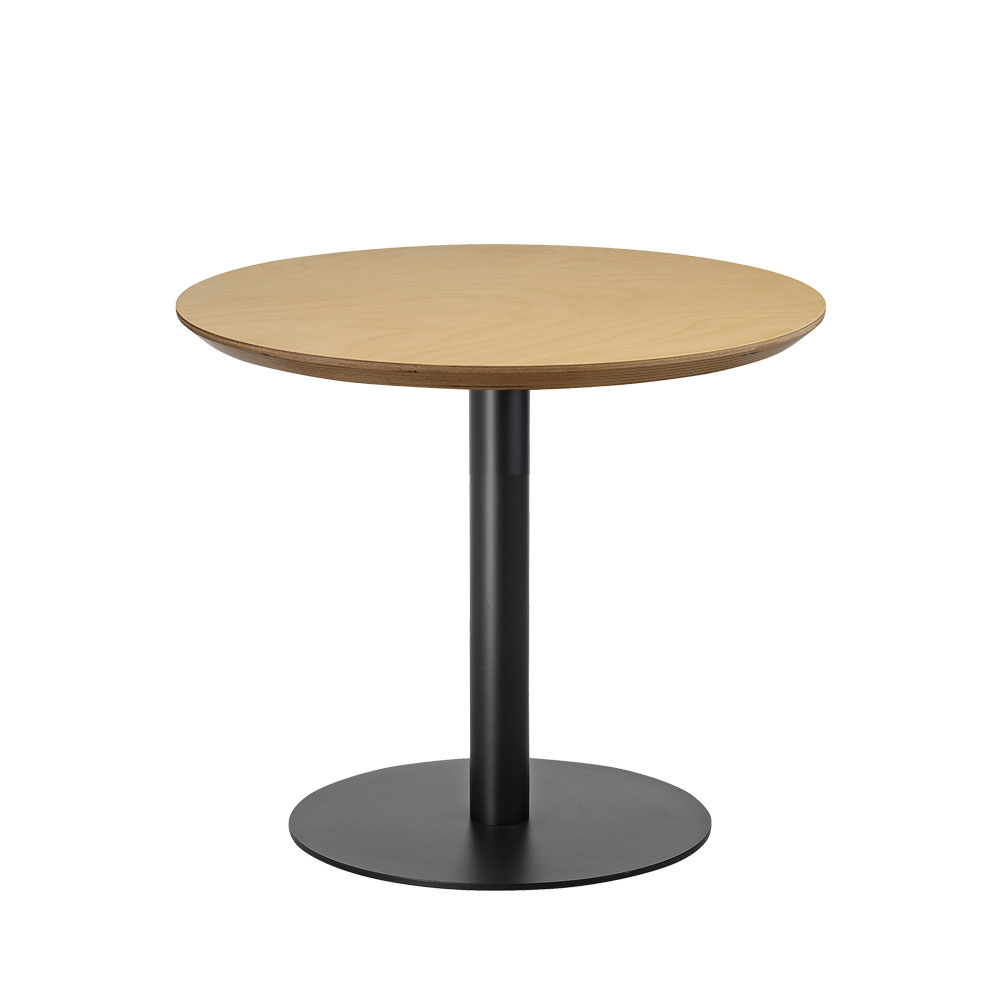 자작나무합판 무늬목 낮은 원형 테이블 시리즈