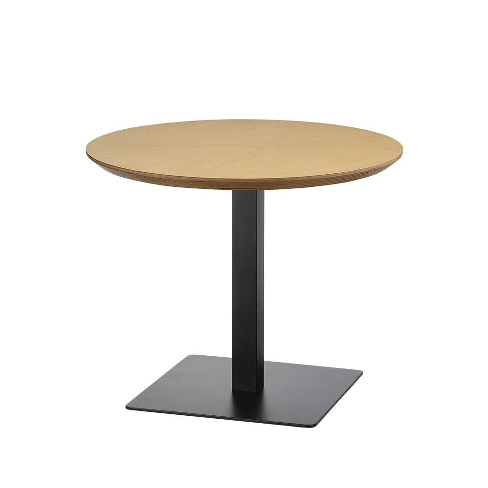 자작나무합판 무늬목 낮은 원형 테이블 시리즈