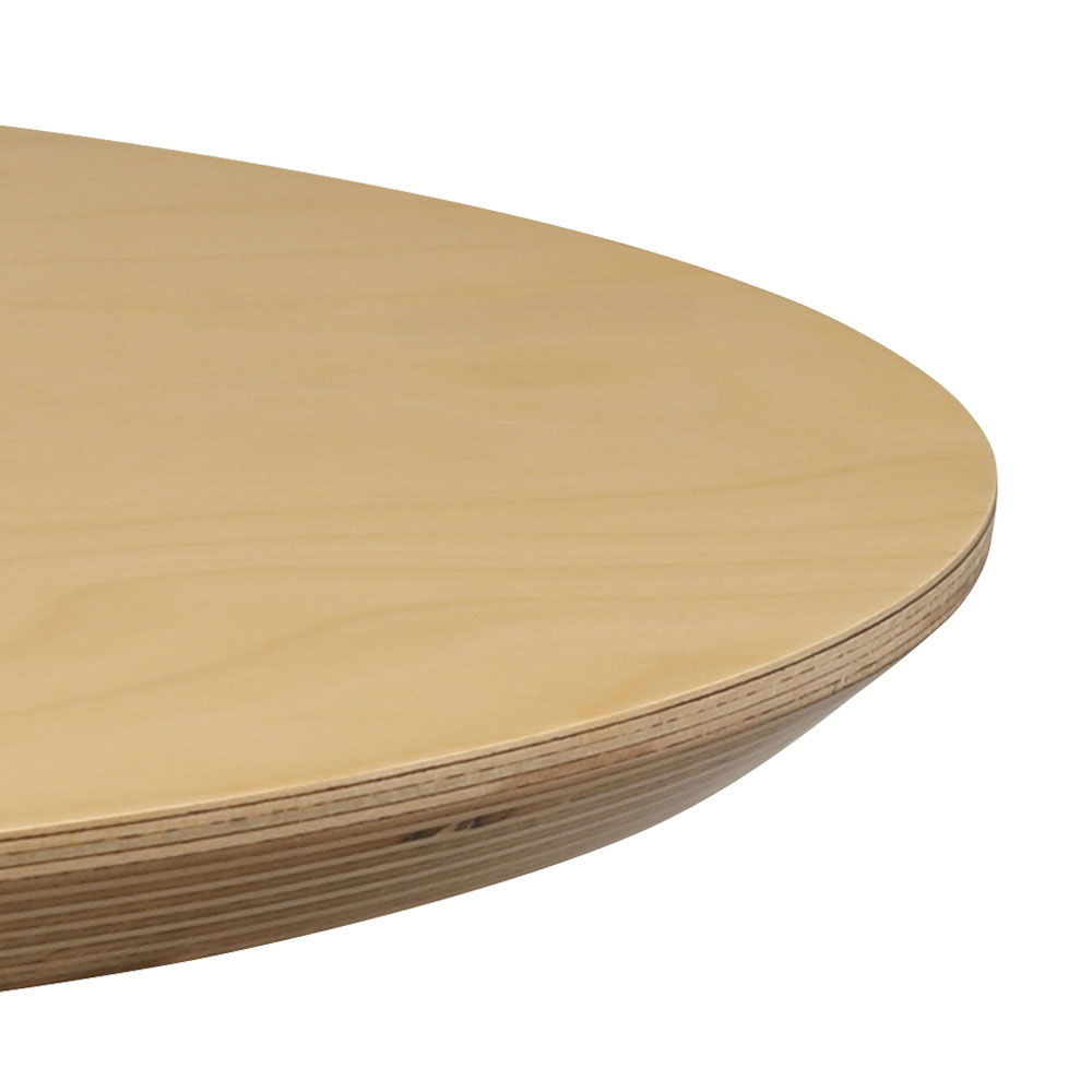 자작나무합판 무늬목 낮은 원형 테이블 시리즈