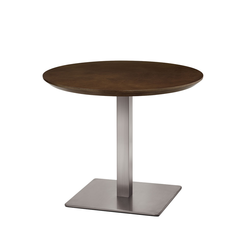 자작나무합판 무늬목 낮은 원형 테이블 시리즈