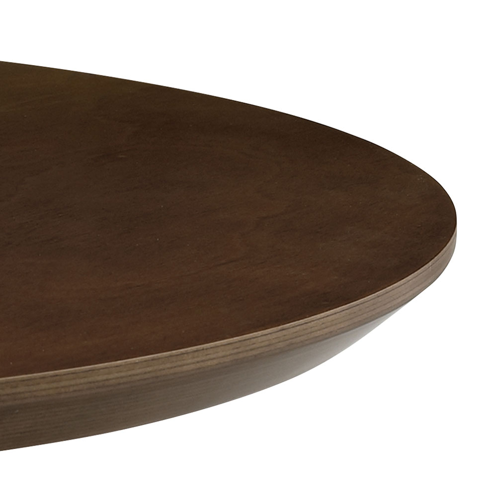 자작나무합판 무늬목 낮은 원형 테이블 시리즈