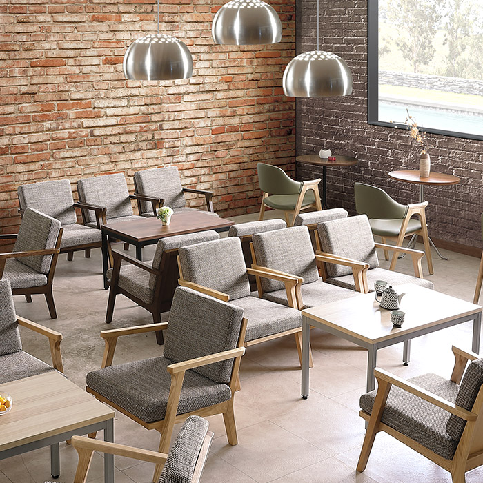 노보 패브릭 의자